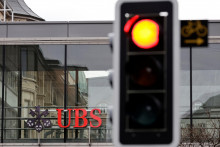 Logo of švajčiarskej banky UBS. FOTO: Reuters
