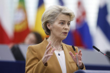 Predsedníčka Európskej komisie Ursula von der Leyenová. FOTO TASR/AP
