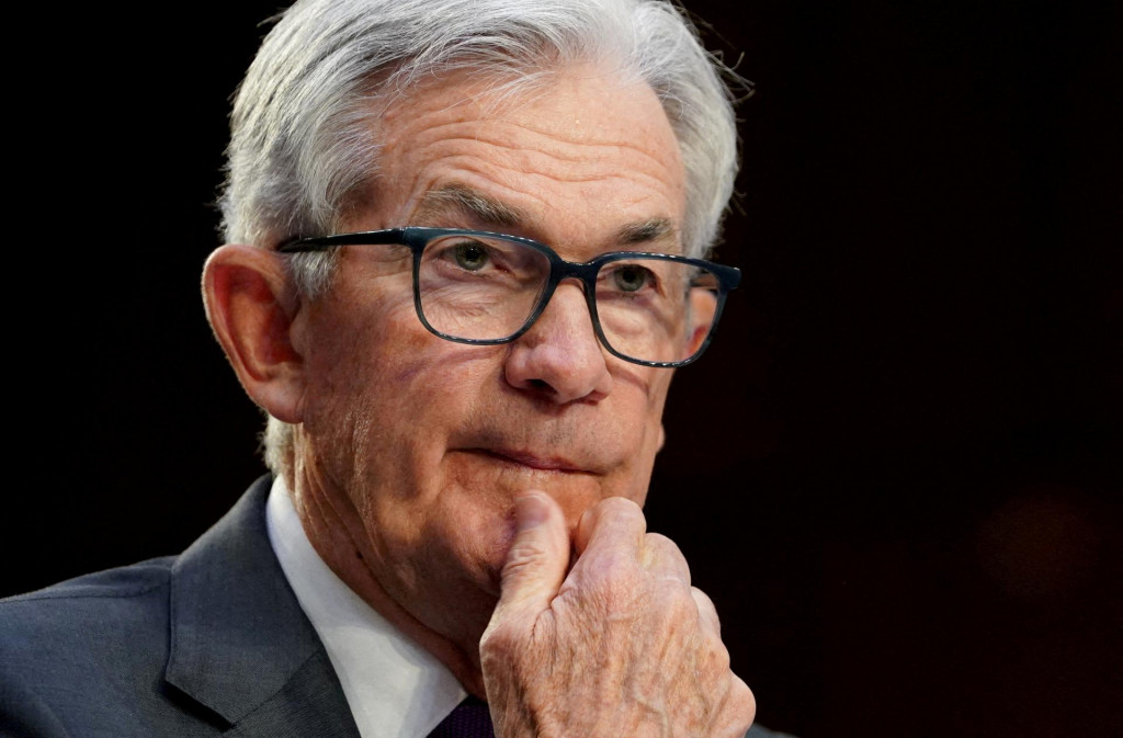 Šéf Fedu Jerome Powell deklaroval, že americký bankový systém je odolný. FOTO: Reuters