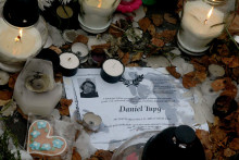 Pamätné miesto vraždy Daniela Tupého