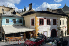 Banská Štiavnica po požiari, 21. 3. 2023. FOTO: