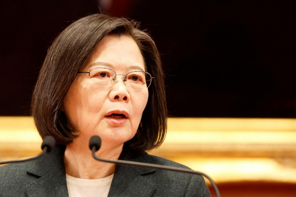 Taiwanská prezidentka Cchaj Jing-wen. FOTO: REUTERS