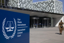 Budova Medzinárodného trestného súdu so sídlom v Haagu. FOTO: TASR/AP