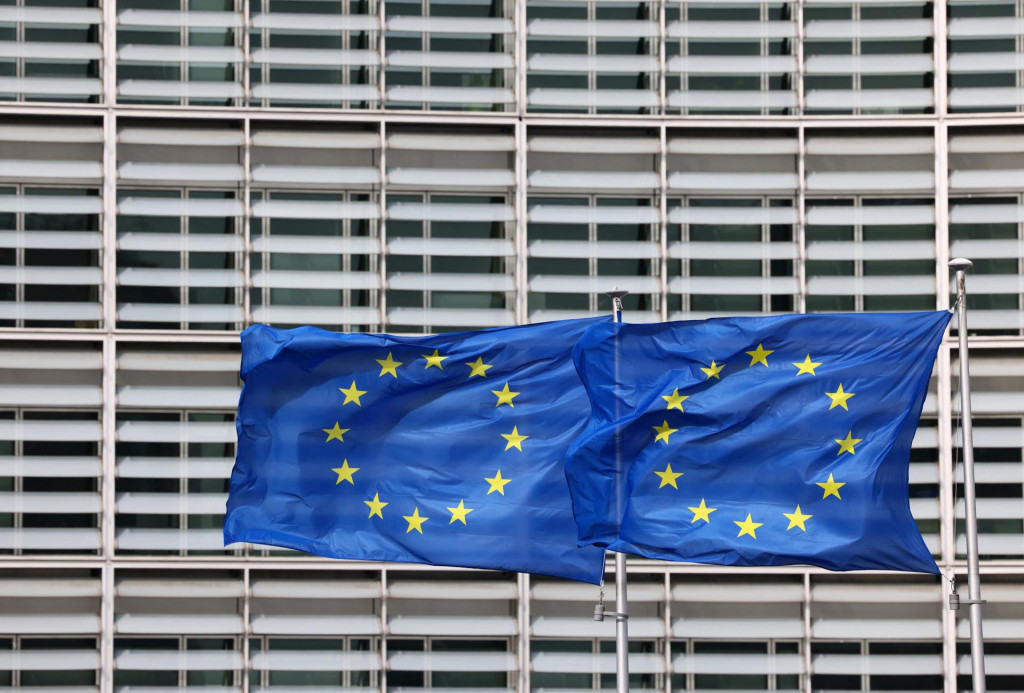 Vlajky Európskej únie. FOTO: Reuters