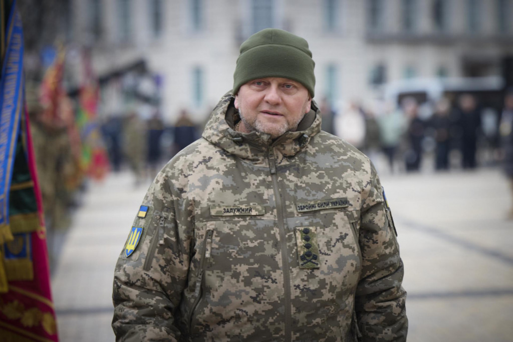 Vrchný veliteľ ukrajinskej armády generál Valerij Zalužnyj. FOTO: TASR/AP