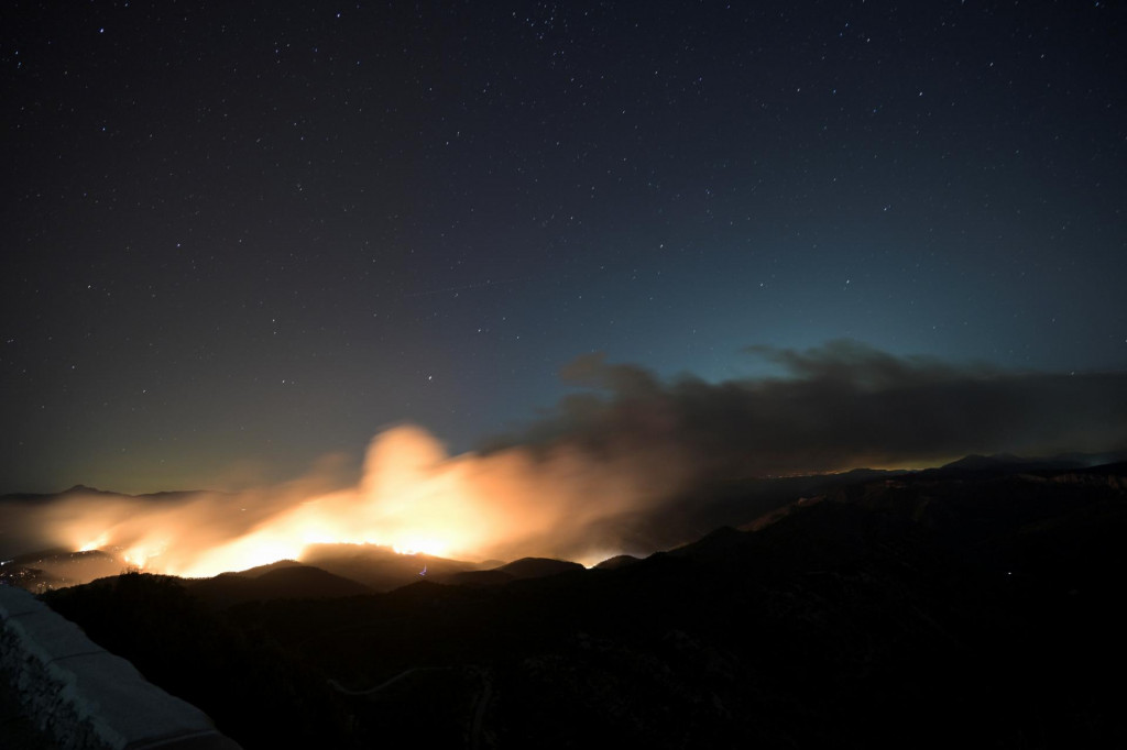 Lesný požiar spálil časti vidieckych oblastí v Monte Pino v Španielsku. FOTO: Reuters