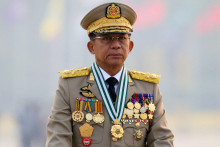 Hlavný generál mjanmarskej junty Min Aung Hlaing. FOTO: Reuters