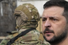 Ukrajinský prezident Volodymyr Zelenskyj. FOTO: TASR/AP
