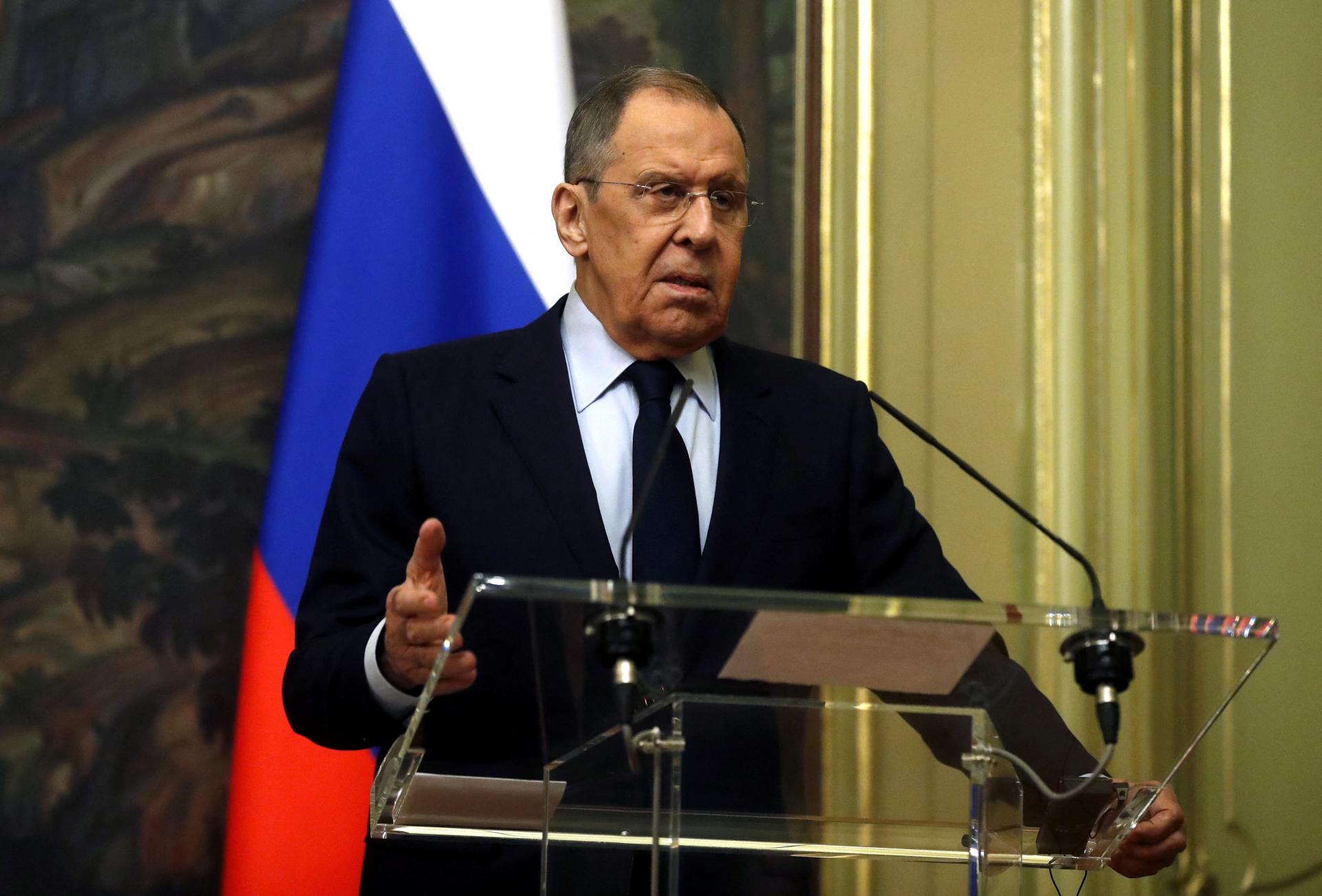 Lavrov bude v apríli predsedať zasadnutiu Bezpečnostnej rady OSN v New Yorku. Je to zlý vtip, tvrdí Kyjev