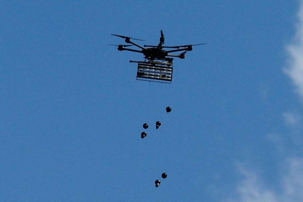 Dron v akcii, ilustračný obrázok. FOTO: Reuters