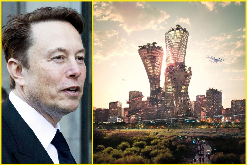Elon Musk a vizualizácia mesta Telosa