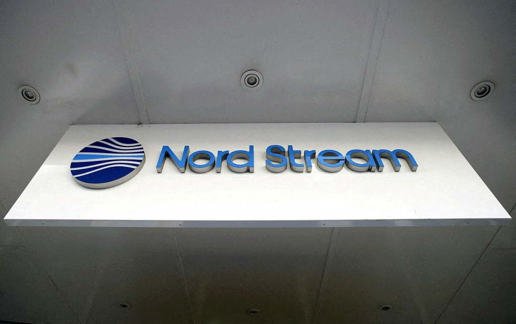 Logo plynovodu Nord Stream. FOTO: Reuters