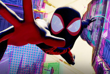 Záber z animáku Spider-Man: Across the Spider-Verse