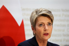 Švajčiarska ministerka financií Karin Kellerová-Sutterová. FOTO: Reuters