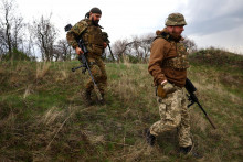 Ukrajinskí vojaci. FOTO: Reuters