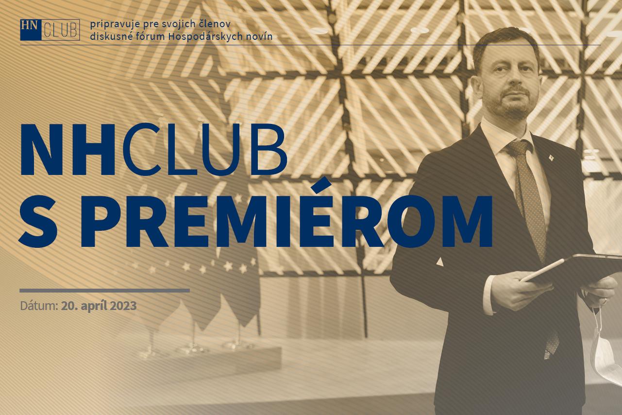HN Club s premiérom, 20.4.2023, konferenčné priestory - Národný futbalový štadión