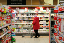 Supermarket v Rusku. FOTO: Reuters