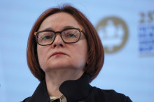 Elvira Nabiullina, guvernérka centrálnej banky Ruska. FOTO: Reuters