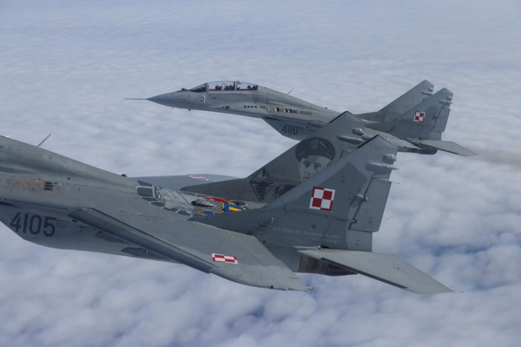Poľské stíhačky MiG-29. FOTO: Reuters