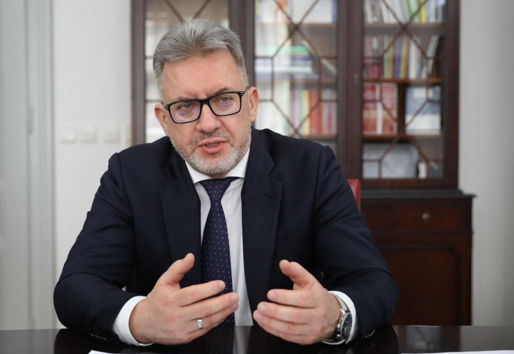 Peter Dávid stojí na čele Slovenskej záručnej a rozvojovej banky od roku 2021. FOTO: HN/Pavol Funtál