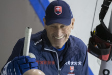 Tréner slovenskej hokejovej reprezentácie Craig Ramsay. FOTO: TASR/Martin Baumann