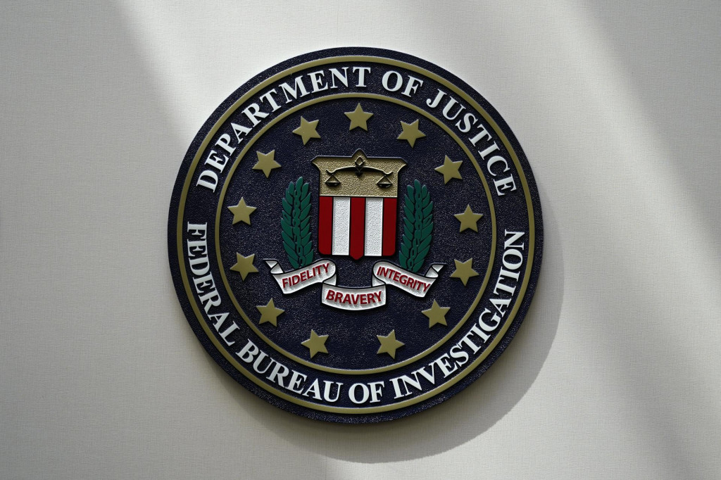 Logo Federálneho úradu pre vyšetrovanie (FBI). FOTO: TASR/AP

