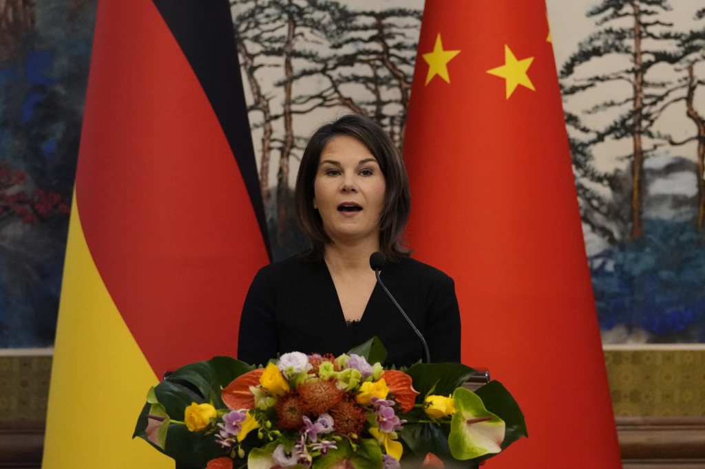 Nemecká ministerka zahraničných vecí Annalena Baerbocková. FOTO: TASR/AP
