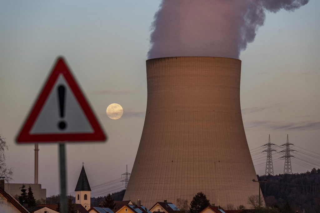 Nedávno odstavená nemecká jadrová elektráreň Isar 2. FOTO: TASR/AP