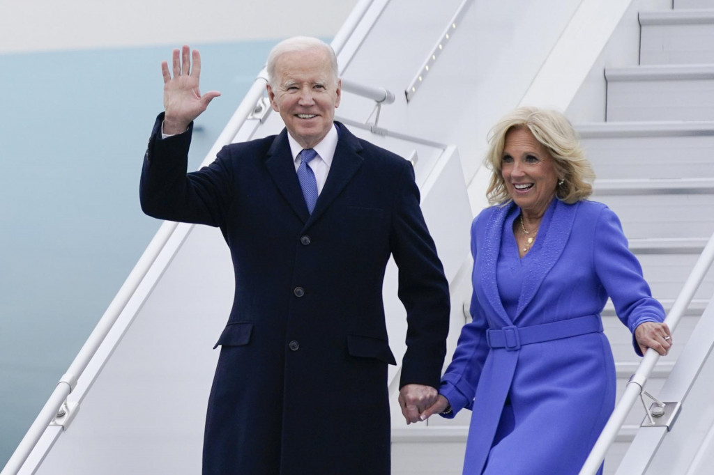 Americký prezident Joe Biden a prvá dáma USA Jill Bidenová. FOTO: TASR/AP