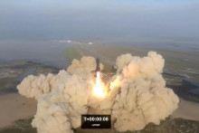 Štart rakety Starship. FOTO: Reuters