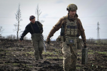 Ukrajinskí vojaci. FOTO: TASR/AP