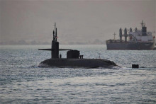 Americká ponorka s jadrovým pohonom schopná niesť až 154 rakiet Tomahawk. FOTO: Reuters