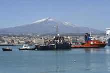Prístav v Catanii na Sicílii. FOTO: TASR/AP