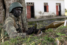 Člen juhosudánskej armády. FOTO: Reuters