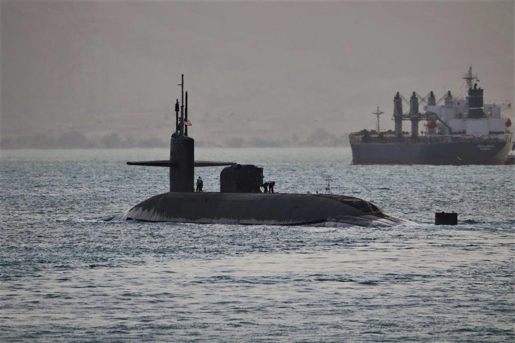 Americká ponorka s jadrovým pohonom schopná niesť až 154 rakiet Tomahawk. FOTO: Reuters