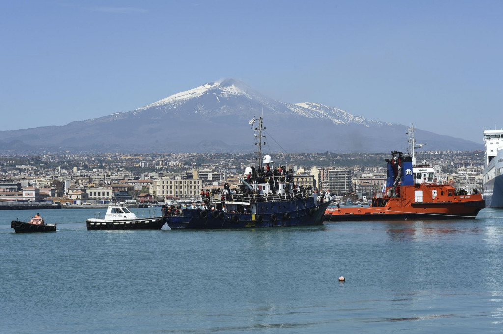 Prístav v Catanii na Sicílii. FOTO: TASR/AP