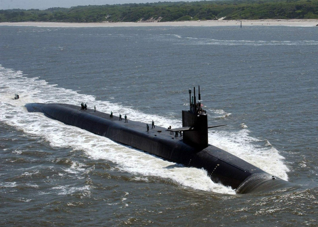 Americk&aacute; ponorka USS Florida. FOTO: Us Navy