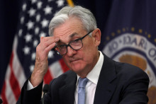 Šéf amerického Fedu po marcovom zasadnutí, na ktorom banka zvýšila úrokové sadzby o 25 bázických bodov. FOTO: REUTERS