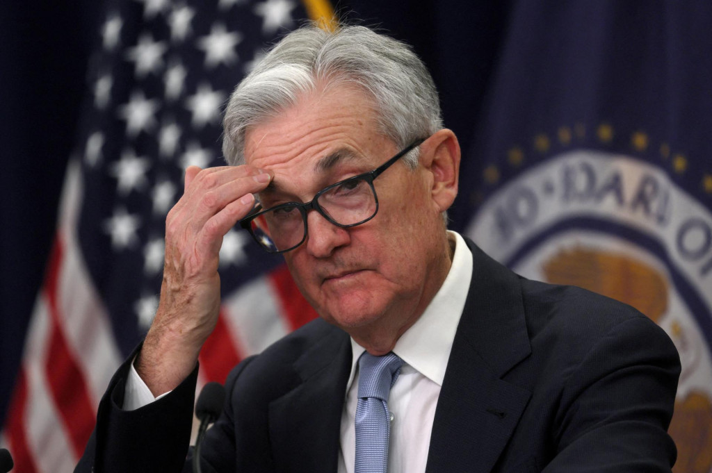 Šéf amerického Fedu po marcovom zasadnutí, na ktorom banka zvýšila úrokové sadzby o 25 bázických bodov. FOTO: REUTERS