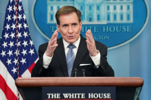 Hovorca Bieleho domu John Kirby. FOTO: Reuters