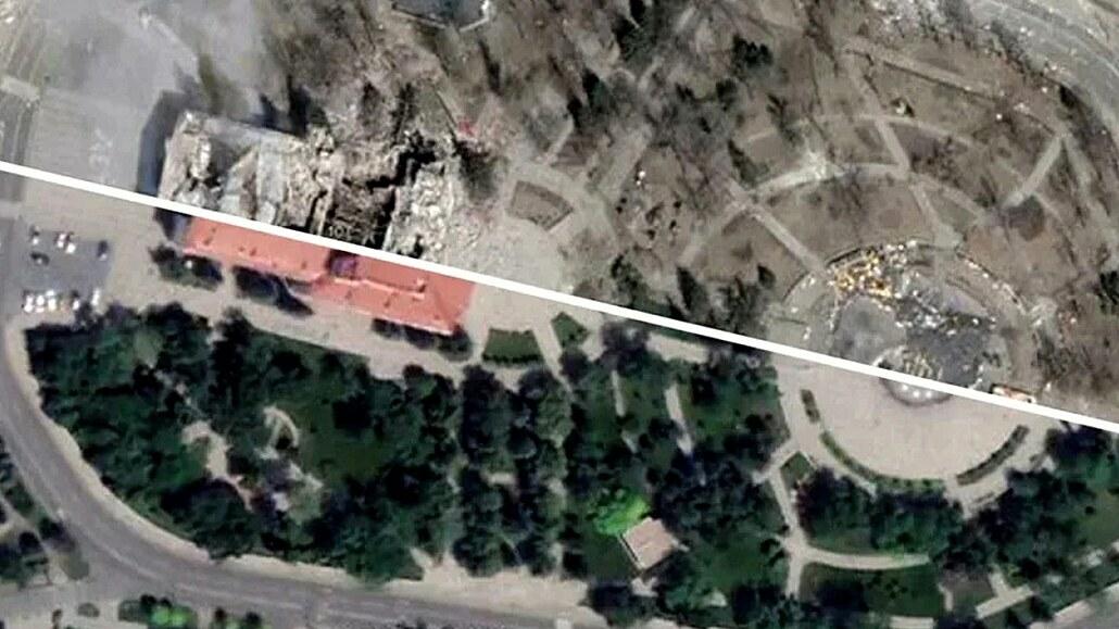 Google aktualizoval mapy Mariupolu. Ukrajinský vojak našiel svoj horiaci dom, nechýbajú ani masové hroby