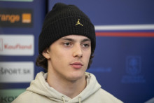 Dalibor Dvorský je veľkou slovenskou nádejou aj pred tohtoročným draftom NHL. FOTO: TASR/Michal Svítok
