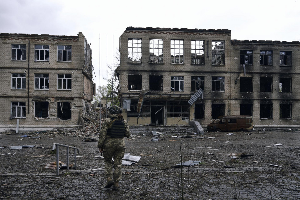 Vojna na Ukrajine. FOTO TASR/AP

