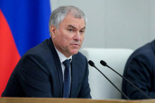Predseda ruskej Štátnej dumy (dolnej komory parlamentu) Viačeslav Volodin. FOTO: Reuters/Russian State Duma
