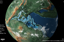 Mapa Ancient Earth Globe odhaľuje, ako sa kontinenty rozdelili a menili počas existencie našej planéty.