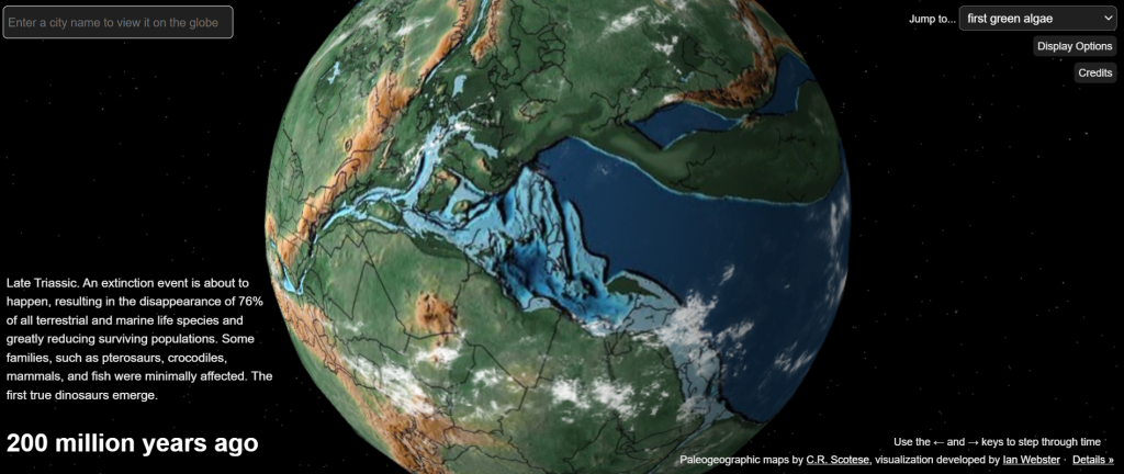Mapa Ancient Earth Globe odhaľuje, ako sa kontinenty rozdelili a menili počas existencie našej planéty.