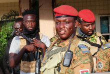Nový vojenský vodca Burkiny Faso Ibrahim Traore. FOTO: Reuters
