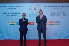 Indický minister zahraničných vecí Subrahmanyam Jaishankar a jeho ruský náprotivok Sergej Lavrov. FOTO: Reuters/India‘s Ministry of External Affairs