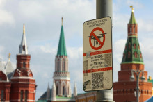Pre množiace sa incidenty bol v Moskve vyhlásený zákaz používania dronov. FOTO: Reuters