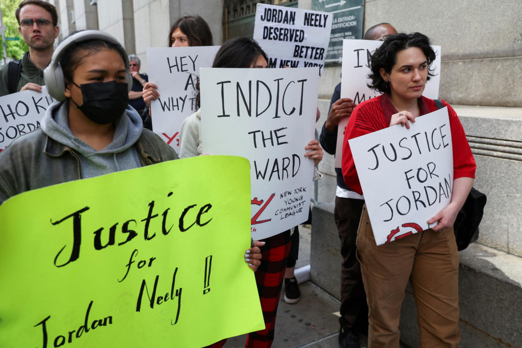 Protest proti smrti Jordana Neelyho. FOTO: Reuters